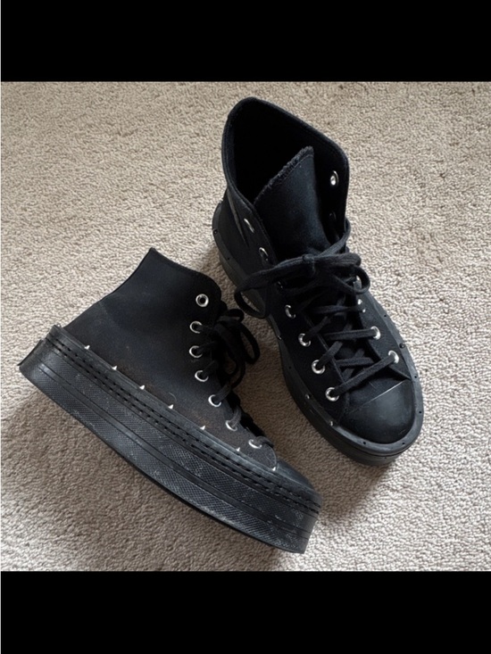 Converse Shoes - 🖤SOLD🖤Converse | All Star Platform Studded Hi Tops